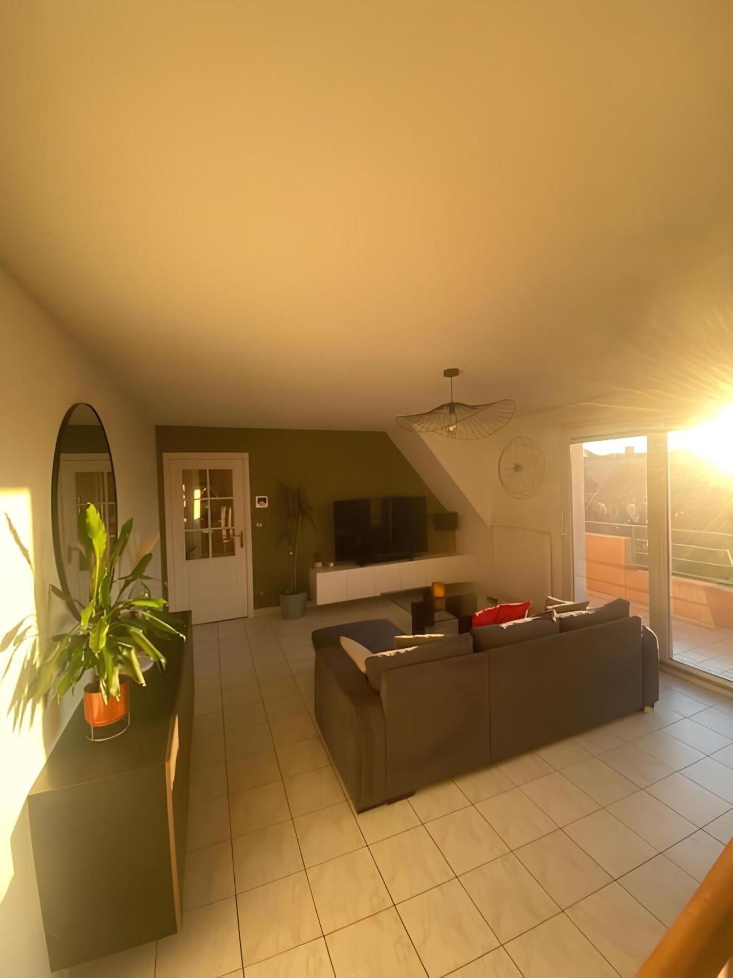 Superbe Duplex Proche Centre Ville Parking Gratuit Colmar Exterior foto